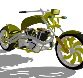 超精细摩托车模型 (117)
